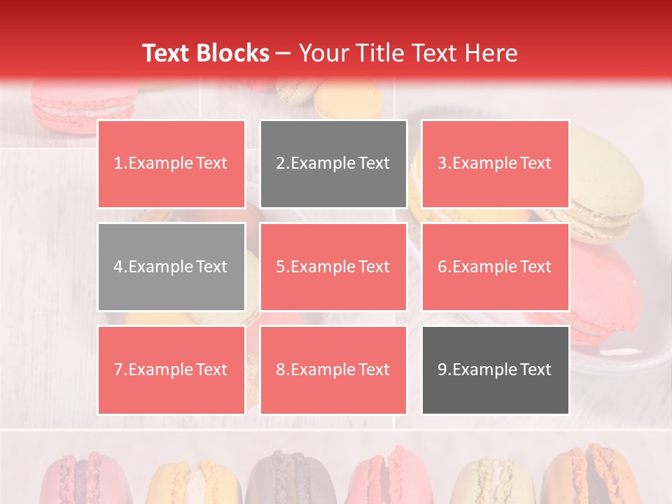 Biscuit Colorful Round PowerPoint Template