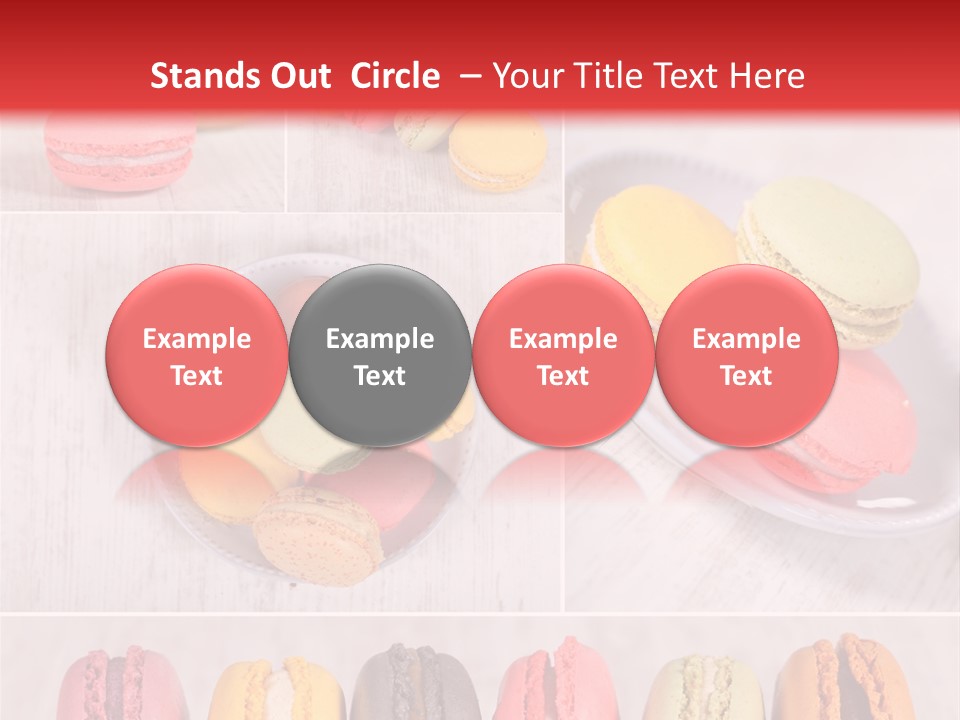 Biscuit Colorful Round PowerPoint Template