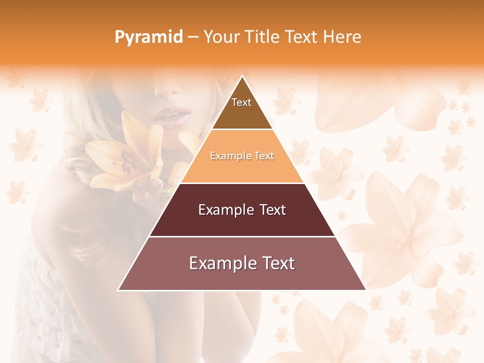 Isolated Floral Pretty PowerPoint Template