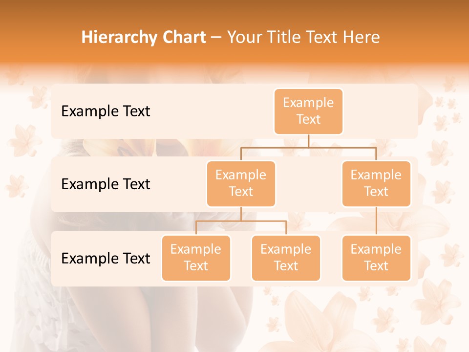 Isolated Floral Pretty PowerPoint Template