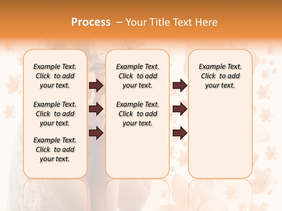 Isolated Floral Pretty PowerPoint Template