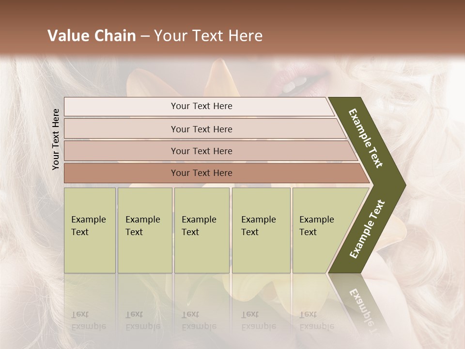 Beautiful Portrait Isolated PowerPoint Template