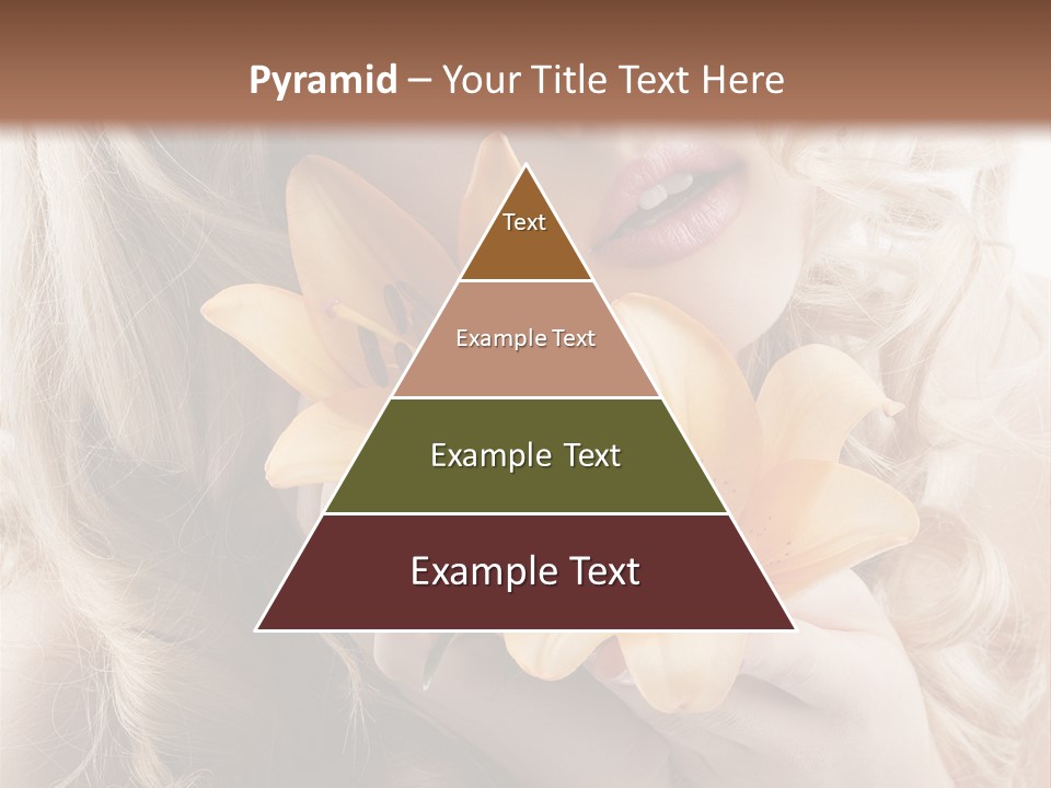 Beautiful Portrait Isolated PowerPoint Template