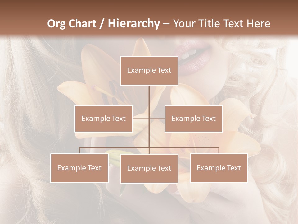 Beautiful Portrait Isolated PowerPoint Template