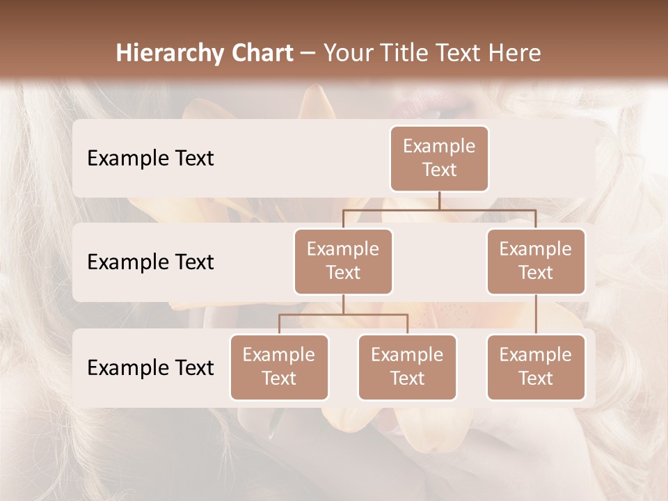 Beautiful Portrait Isolated PowerPoint Template