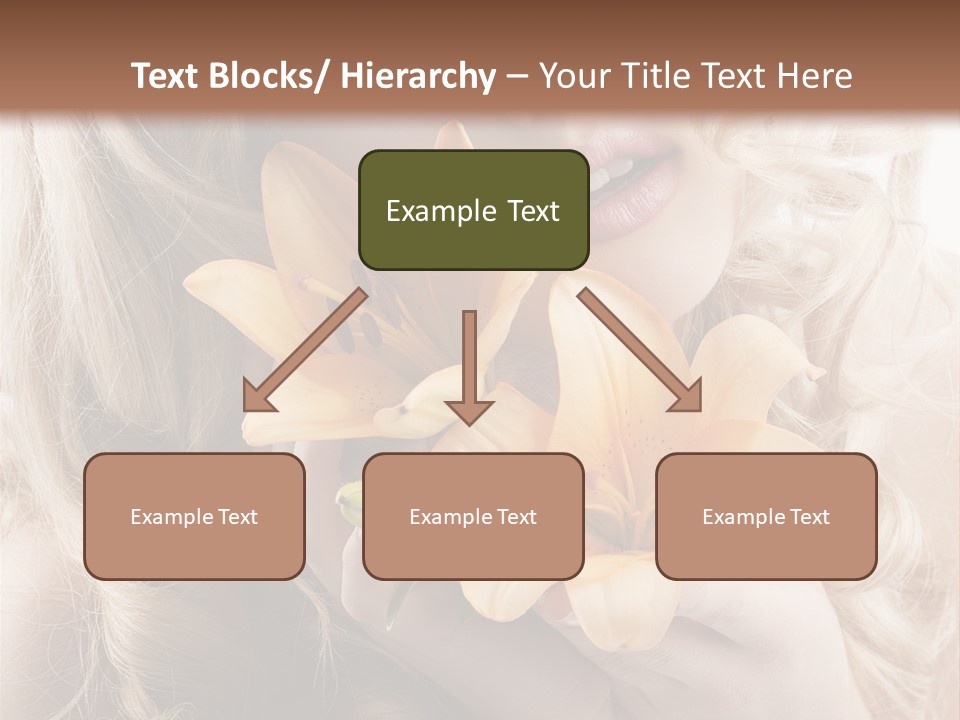 Beautiful Portrait Isolated PowerPoint Template