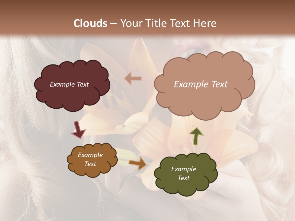 Beautiful Portrait Isolated PowerPoint Template