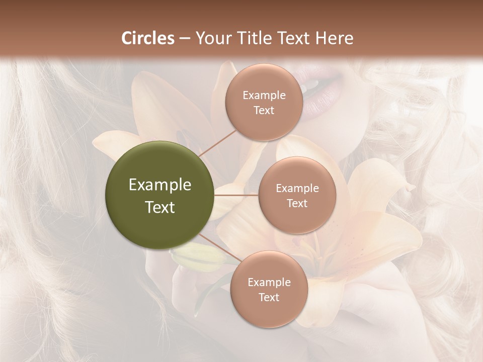 Beautiful Portrait Isolated PowerPoint Template