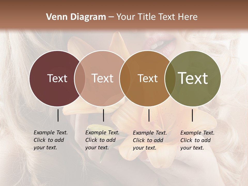 Beautiful Portrait Isolated PowerPoint Template