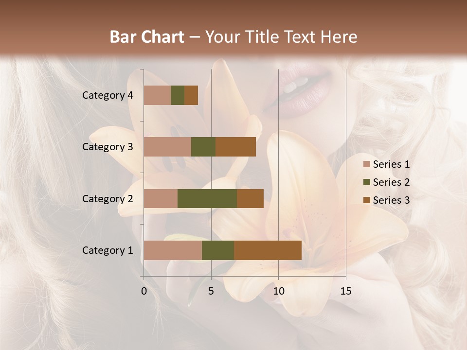 Beautiful Portrait Isolated PowerPoint Template