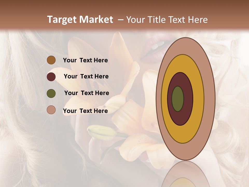 Beautiful Portrait Isolated PowerPoint Template