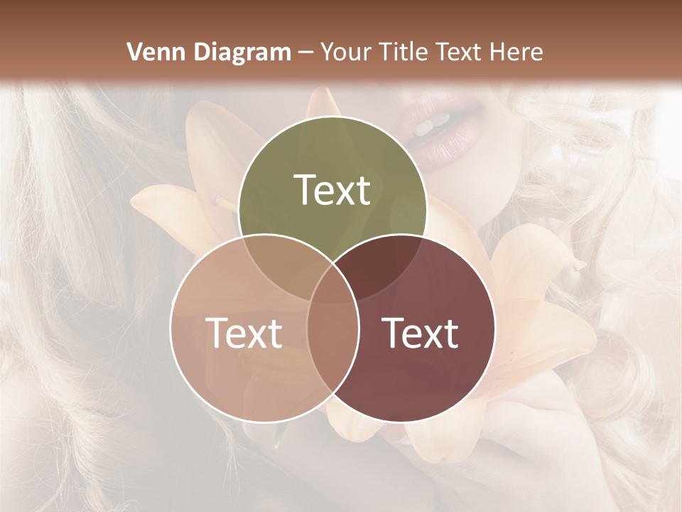 Beautiful Portrait Isolated PowerPoint Template