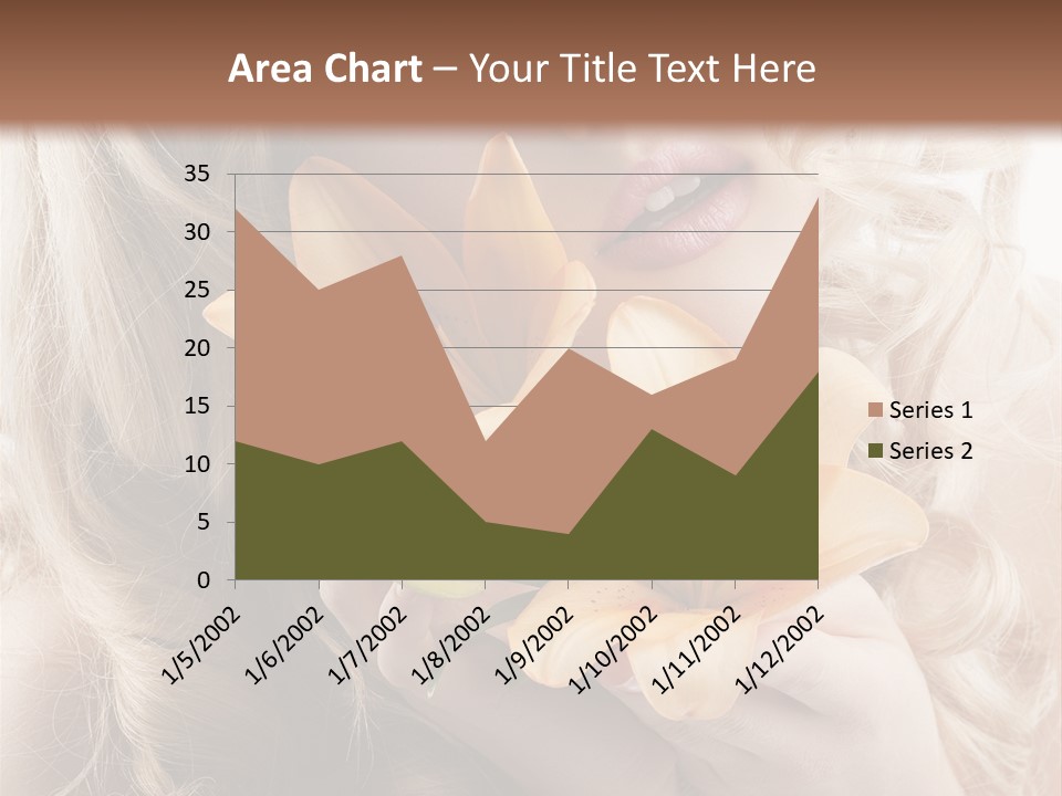 Beautiful Portrait Isolated PowerPoint Template