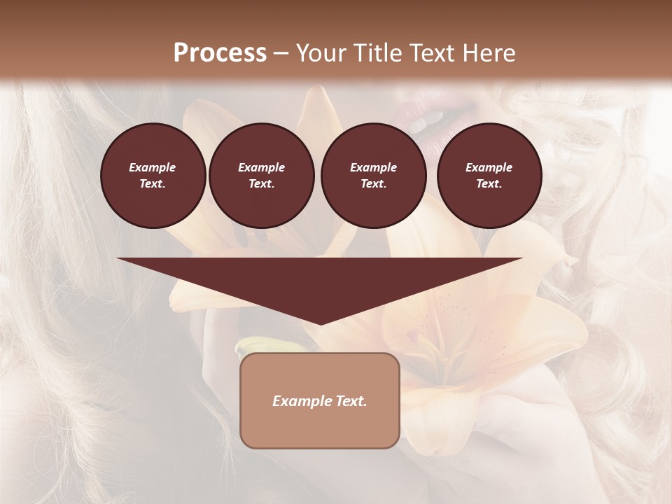 Beautiful Portrait Isolated PowerPoint Template