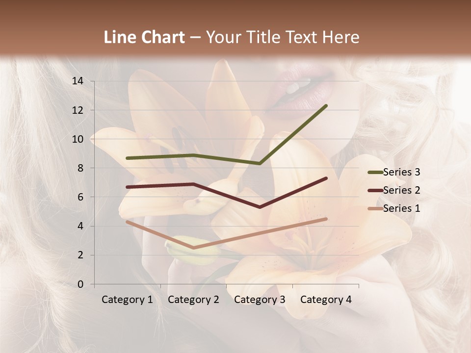 Beautiful Portrait Isolated PowerPoint Template