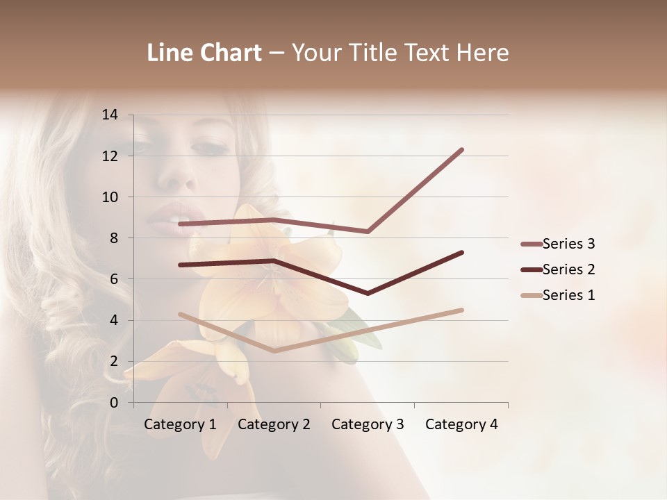 Health Cute Lady PowerPoint Template