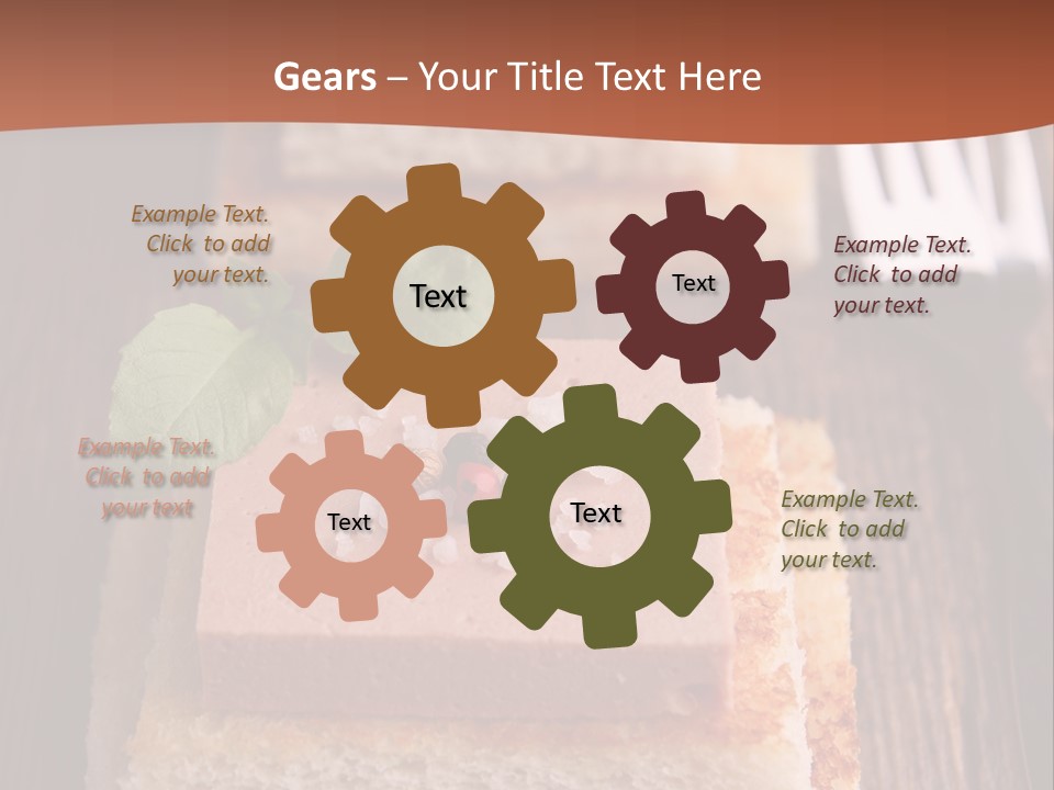 Snack Appetizer Finger Food PowerPoint Template