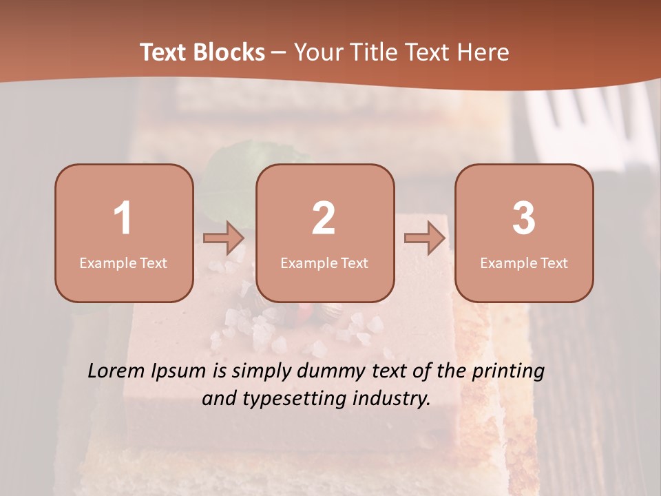 Snack Appetizer Finger Food PowerPoint Template