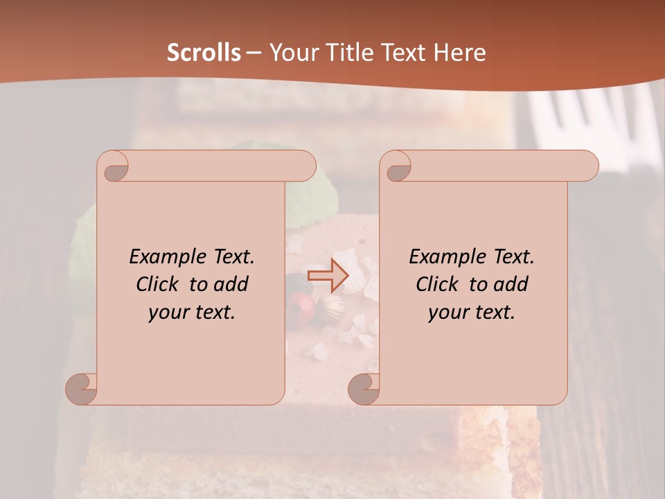 Snack Appetizer Finger Food PowerPoint Template