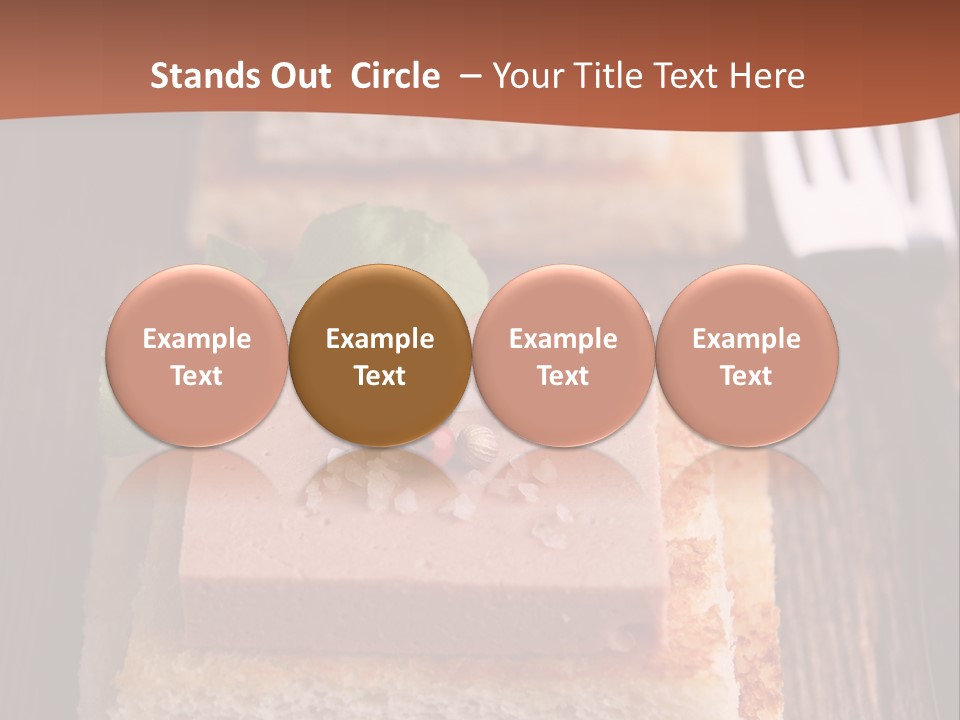 Snack Appetizer Finger Food PowerPoint Template