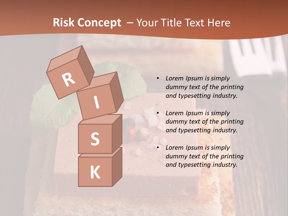 Snack Appetizer Finger Food PowerPoint Template