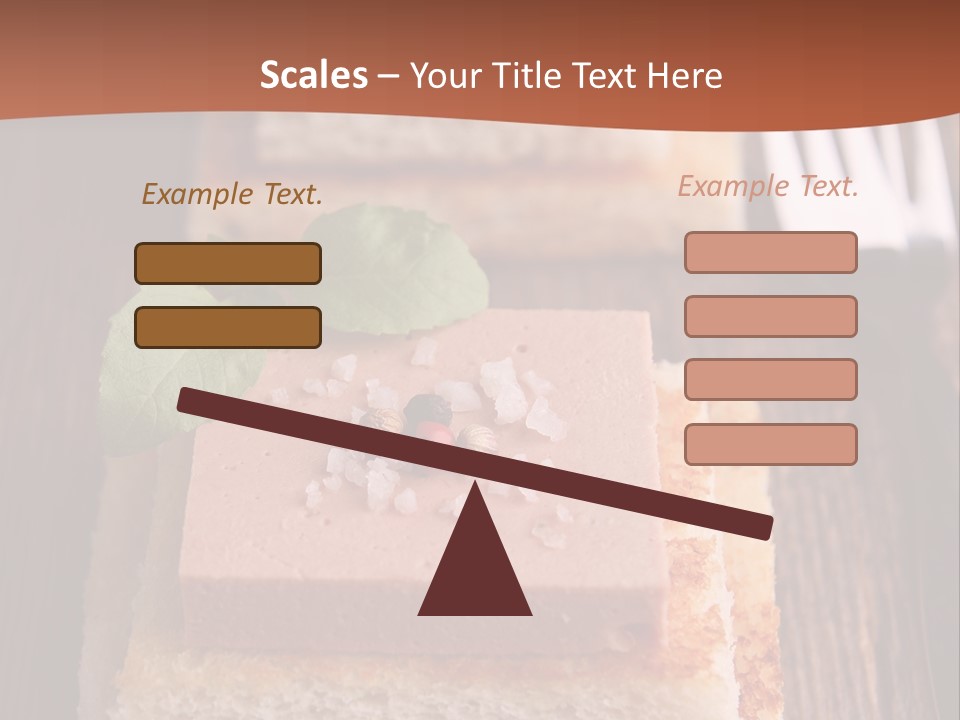 Snack Appetizer Finger Food PowerPoint Template