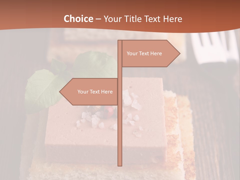 Snack Appetizer Finger Food PowerPoint Template