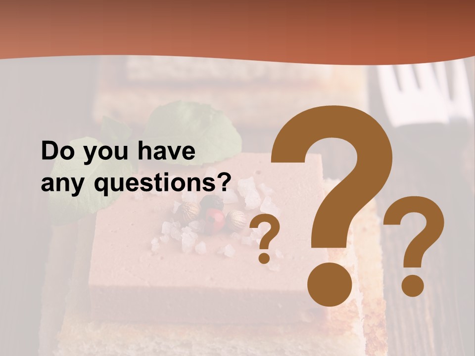 Snack Appetizer Finger Food PowerPoint Template