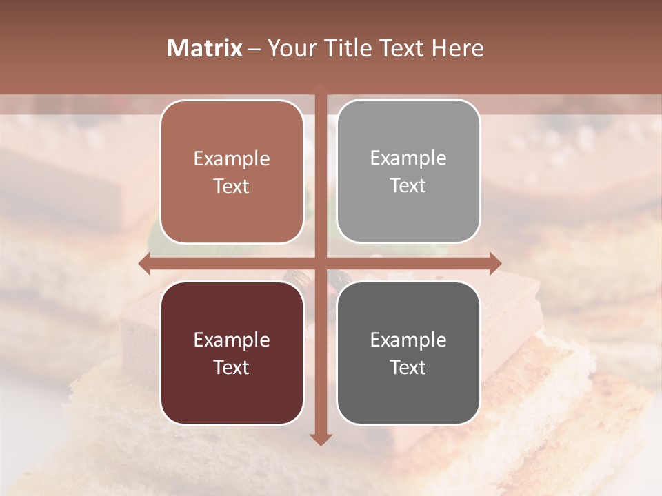 Food Fingerfood Gastronomy PowerPoint Template