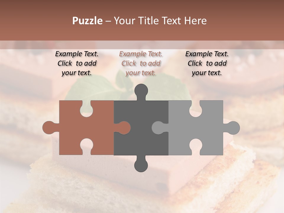 Food Fingerfood Gastronomy PowerPoint Template