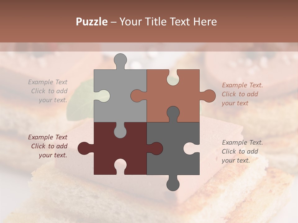 Food Fingerfood Gastronomy PowerPoint Template