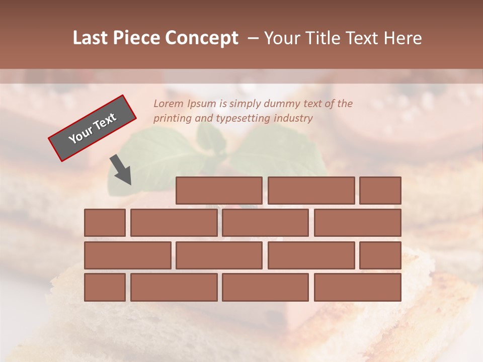 Food Fingerfood Gastronomy PowerPoint Template