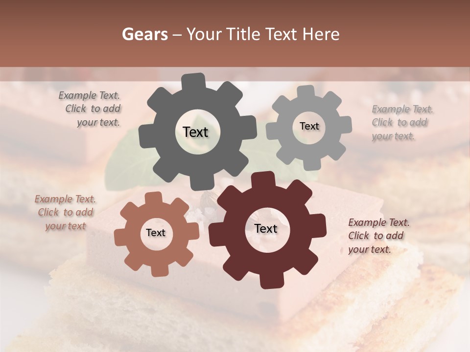 Food Fingerfood Gastronomy PowerPoint Template