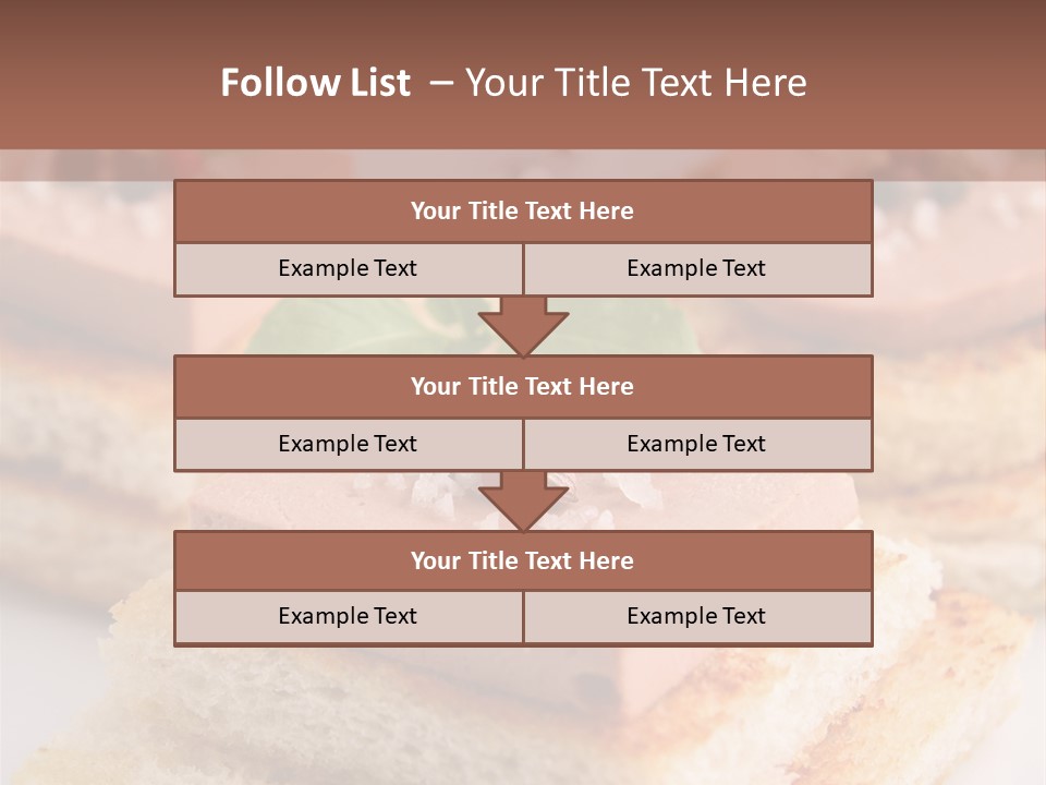 Food Fingerfood Gastronomy PowerPoint Template