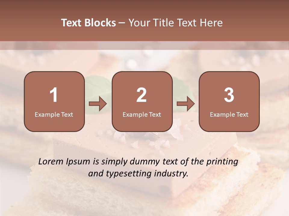 Food Fingerfood Gastronomy PowerPoint Template