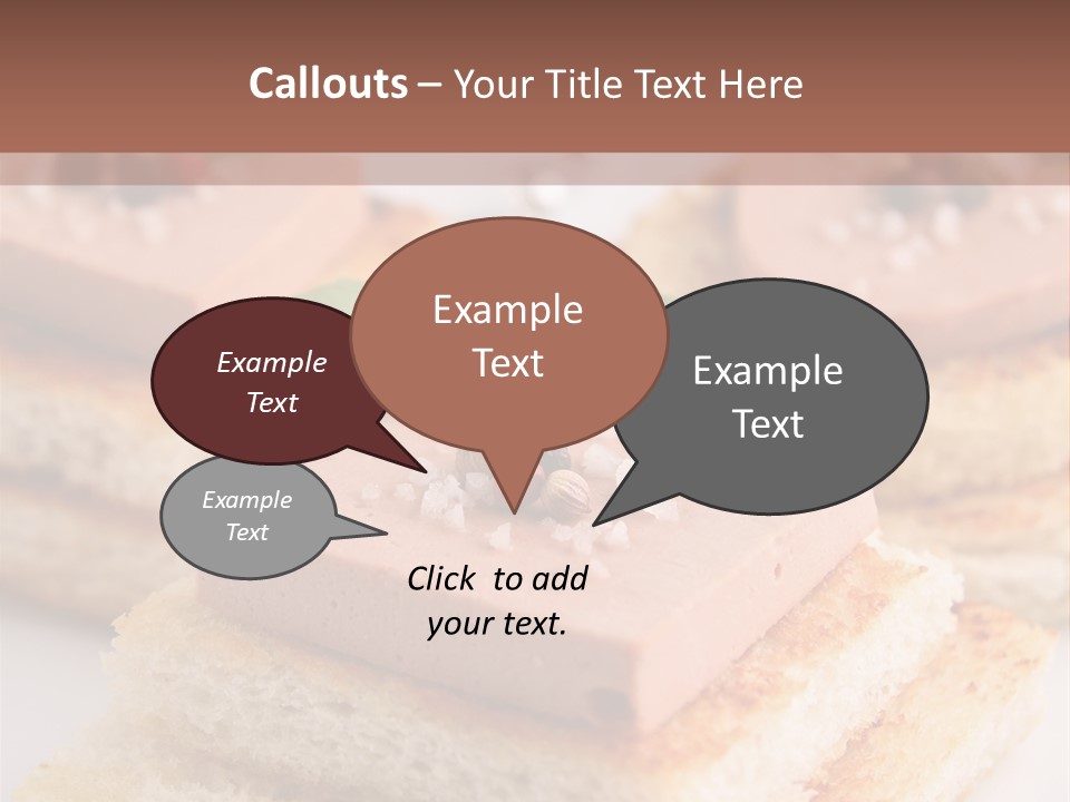 Food Fingerfood Gastronomy PowerPoint Template