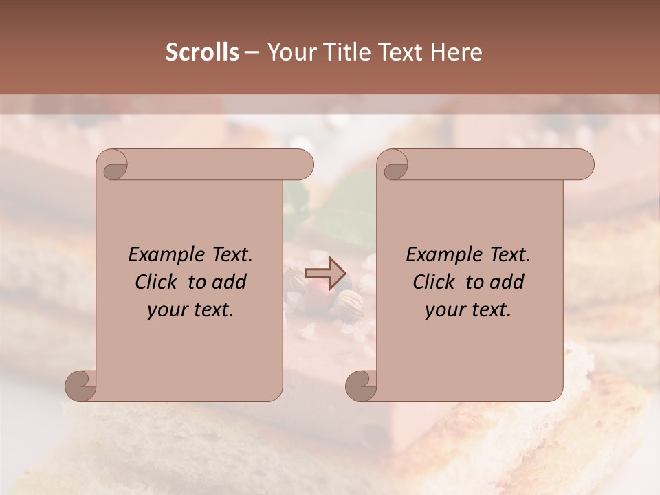 Food Fingerfood Gastronomy PowerPoint Template