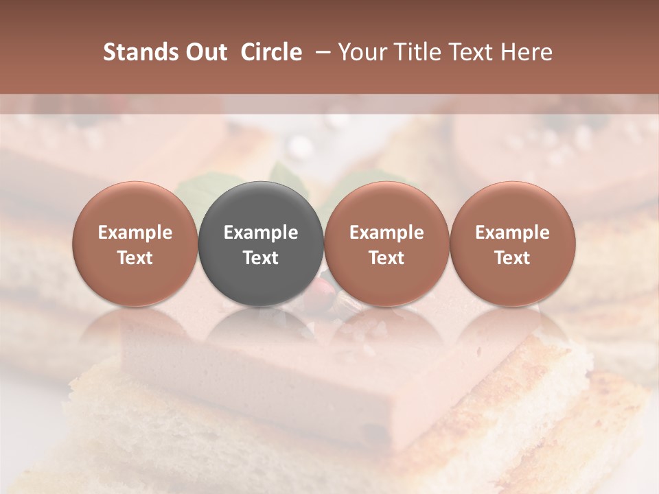 Food Fingerfood Gastronomy PowerPoint Template