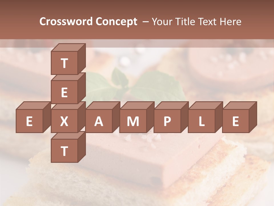 Food Fingerfood Gastronomy PowerPoint Template