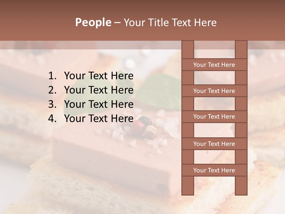 Food Fingerfood Gastronomy PowerPoint Template