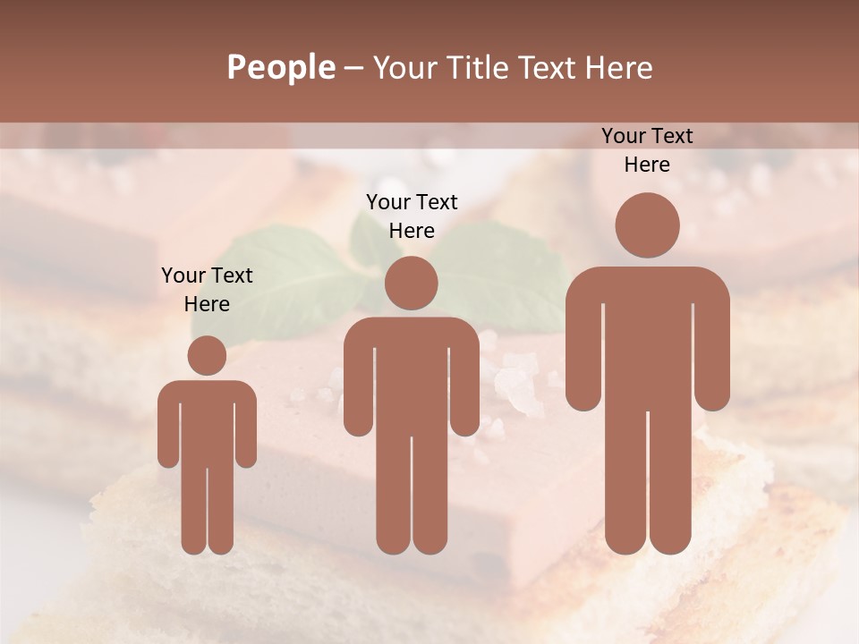 Food Fingerfood Gastronomy PowerPoint Template