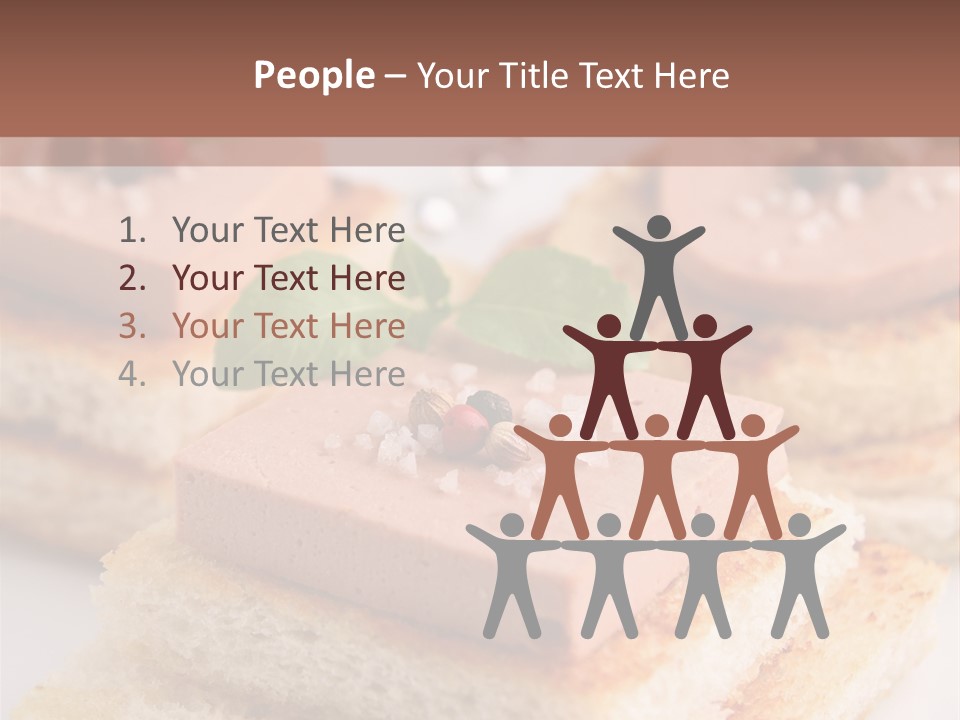 Food Fingerfood Gastronomy PowerPoint Template