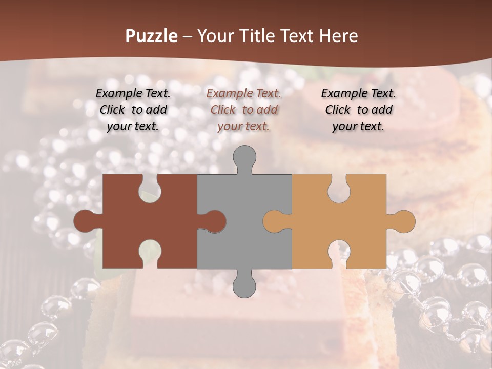 Culinaire Gastronomie Foie Gras PowerPoint Template