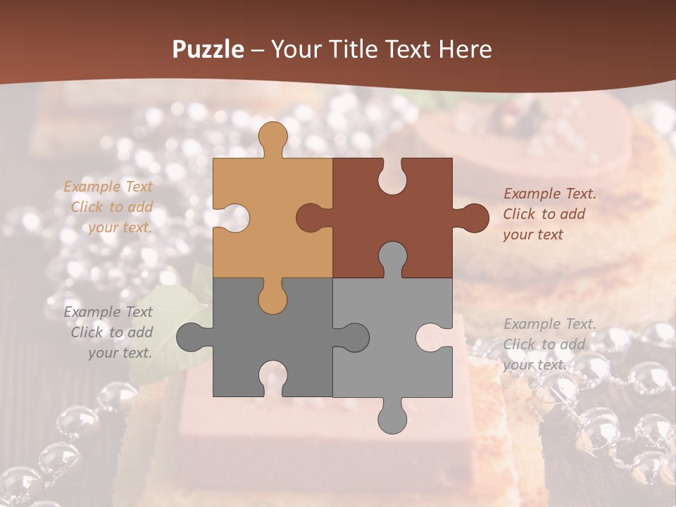 Culinaire Gastronomie Foie Gras PowerPoint Template