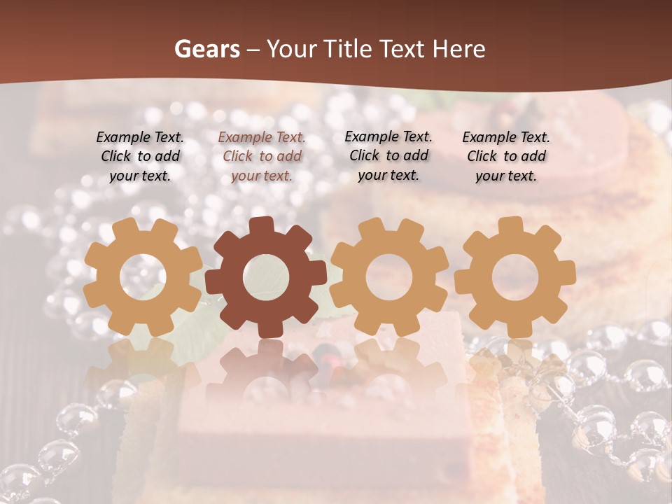 Culinaire Gastronomie Foie Gras PowerPoint Template