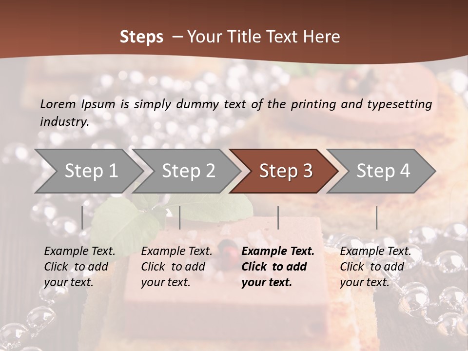 Culinaire Gastronomie Foie Gras PowerPoint Template