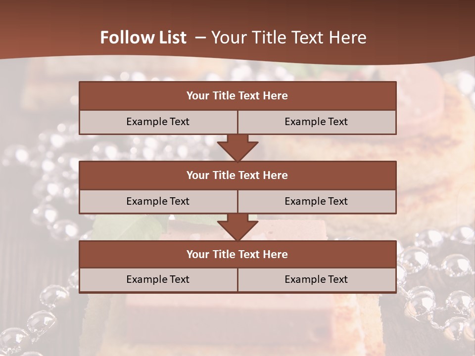 Culinaire Gastronomie Foie Gras PowerPoint Template