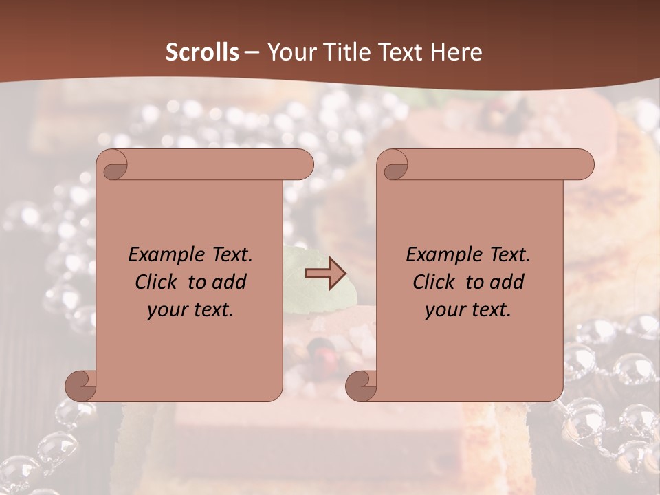 Culinaire Gastronomie Foie Gras PowerPoint Template