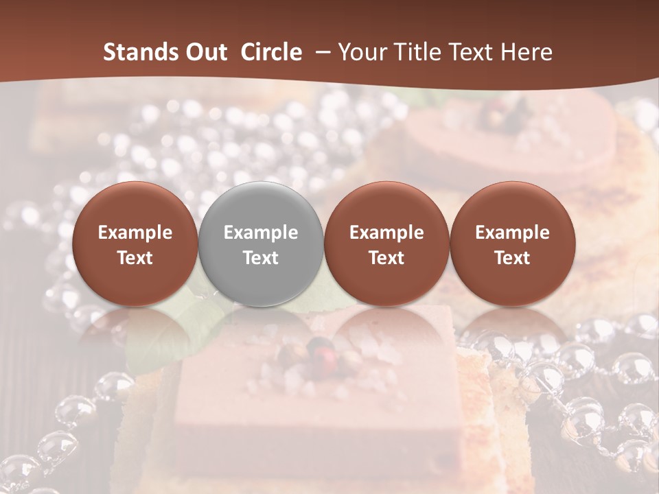 Culinaire Gastronomie Foie Gras PowerPoint Template