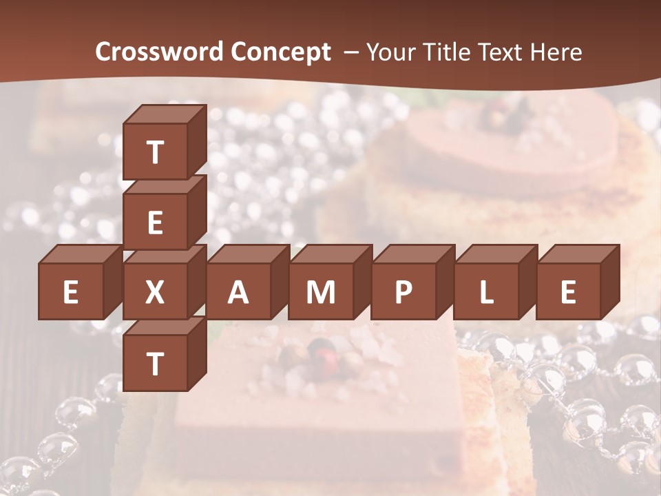 Culinaire Gastronomie Foie Gras PowerPoint Template